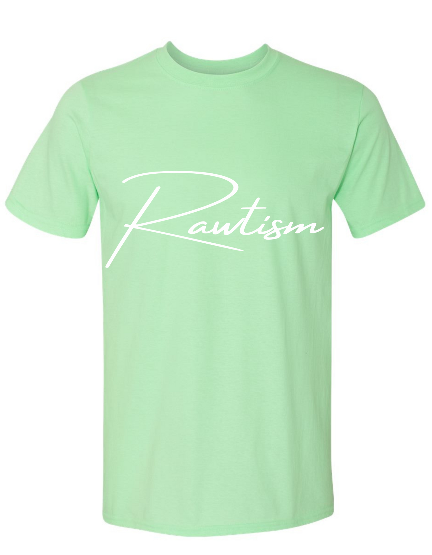 Cursive Rawtism Short Sleeve T-Shirt